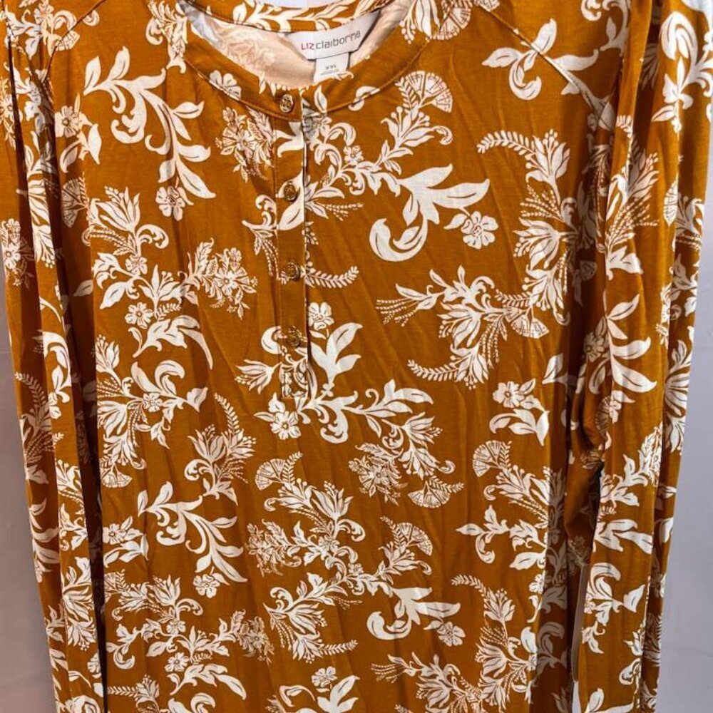 Women's Orange & White Liz Claiborne